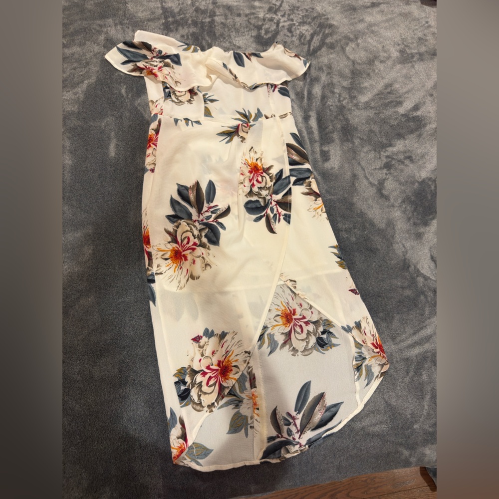 Floral Off-Shoulder Dress